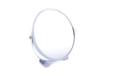 Sabichi White Double Sided Cosmetic Mirror - Freestanding Compact ...