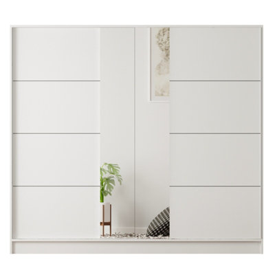 SABRO XL Mirrored Sliding Door Wardrobe