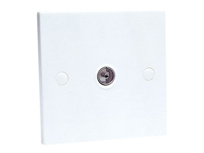 SAC Single IEC Wall Socket (Non-Isolated) TV Wall Plate socket
