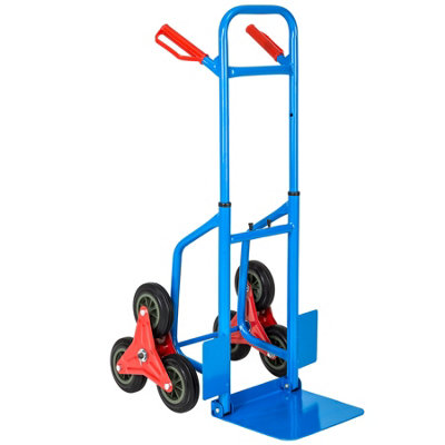 Sack Barrow - stair climber, loading shelf capacity of 100 kg - blue