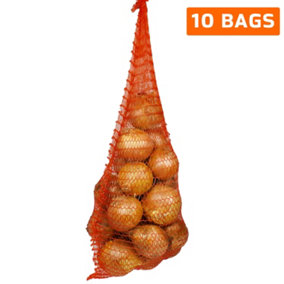 sackmaker Net Bags - Hanging Net Bags for Onions, Vegetables, Carrots, Fruits, Logs - HEAVY DUTY - Vegetable nets, onion nets