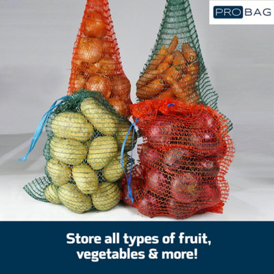 sackmaker Net Bags Hanging Net Bags for Onions Vegetables Carrots Fruits Logs HEAVY DUTY Vegetable nets
