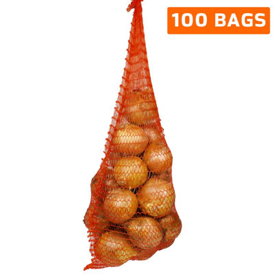 sackmaker Net Bags - Hanging Net Bags for Onions, Vegetables, Carrots, Fruits, Logs - HEAVY DUTY - Vegetable nets, onion nets