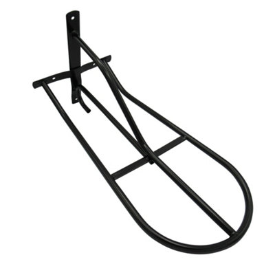 Saddle Rack Wall Mounted (Horse Riding Stable Stand Black)