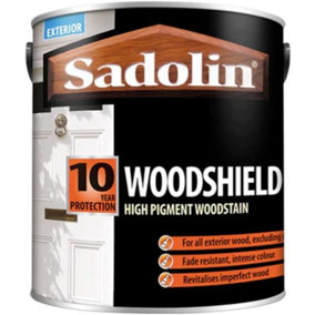 Sadolin 10 Year Protection Woodsheild High Pigment Woodstain 750ml - Black