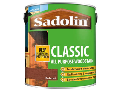 Sadolin 5012897 Classic Wood Protection Redwood 2.5 litre SAD5012897