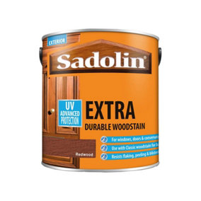 Sadolin 5012989 Extra Durable Woodstain Redwood 2.5 litre SAD5012989