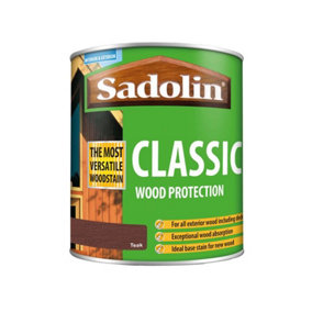 Sadolin 5028461 Classic Wood Protection Teak 1 litre SAD5028461