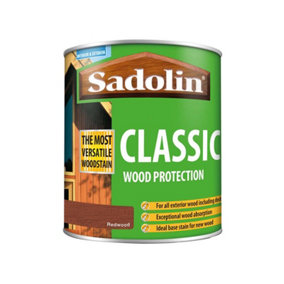 Sadolin 5028473 Classic Wood Protection Redwood 1 litre SAD5028473