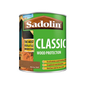 Sadolin 5028479 Classic Wood Protection Burma Teak 1 litre SAD5028479