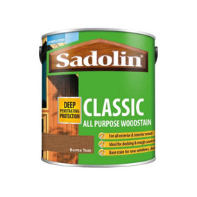 Sadolin 5028480 Classic Wood Protection Burma Teak 2.5 litre SAD5028480