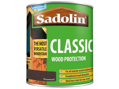 Sadolin 5028487 Classic Wood Protection Rosewood 1 litre SAD5028487