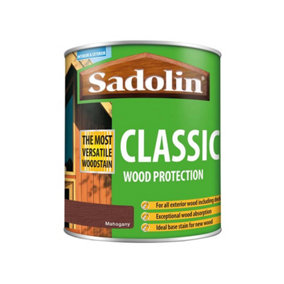 Sadolin 5028491 Classic Wood Protection Mahogany 1 litre SAD5028491