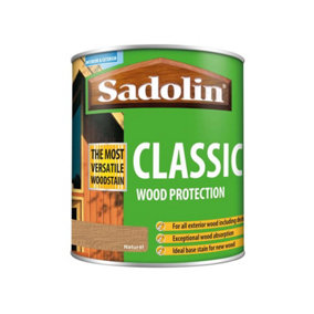 Sadolin 5028502 Classic Wood Protection Natural 1 litre SAD5028502