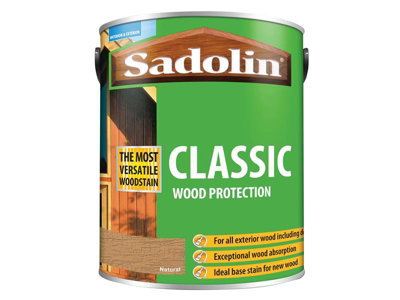 Sadolin 5028504 Classic Wood Protection Natural 5 litre SAD5028504