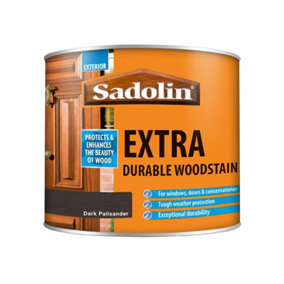 Sadolin 5028546 Extra Durable Woodstain Dark Palisander 500ml SAD5028546