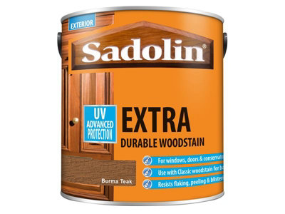 Sadolin 5028552 Extra Durable Woodstain Burma Teak 2.5 litre SAD5028552