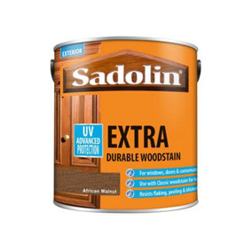 Sadolin 5028556 Extra Durable Woodstain African Walnut 2.5 litre SAD5028556