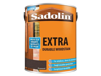 Sadolin 5028561 Extra Durable Woodstain Rosewood 5 litre SAD5028561