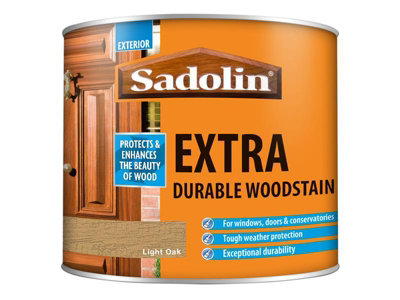 Sadolin 5028573 Extra Durable Woodstain Light Oak 500ml SAD5028573