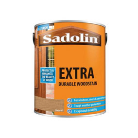 Sadolin 5028580 Extra Durable Woodstain Natural 5 litre SAD5028580