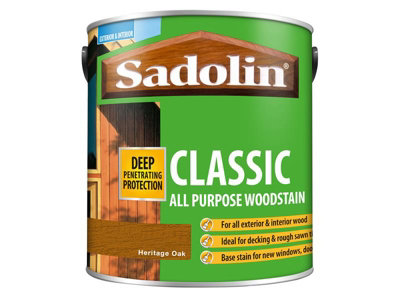 Sadolin 5090980 Classic Wood Protection Heritage Oak 2.5 litre SAD5090980