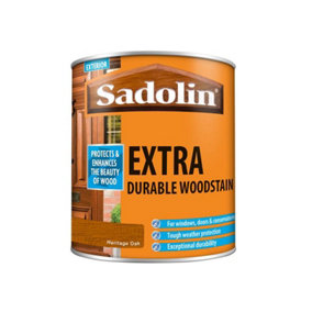 Sadolin 5090982 Extra Durable Woodstain Heritage Oak 1 litre SAD5090982