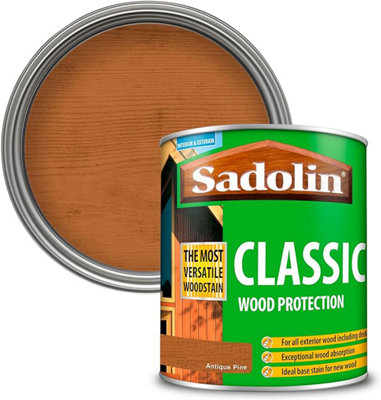 Sadolin Classic All Purpose Woodstain Deep Penetrating Protection 750ml - Antique Pine