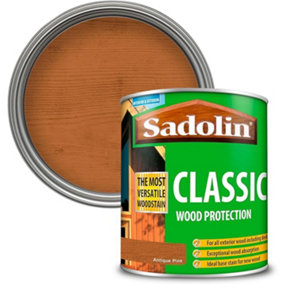 Sadolin Classic All Purpose Woodstain Deep Penetrating Protection 750ml - Antique Pine