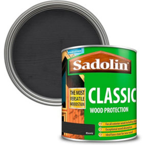 Sadolin Classic All Purpose Woodstain Deep Penetrating Protection 750ml - Ebony