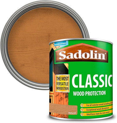 Sadolin Classic All Purpose Woodstain Deep Penetrating Protection 750ml - Natural