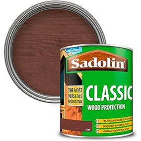 Sadolin Classic All Purpose Woodstain Deep Penetrating Protection 750ml - Teak