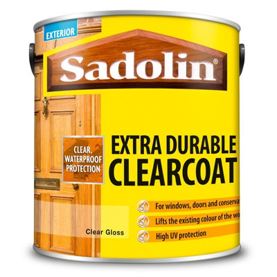 Sadolin Extra Durable Clear Coat Gloss Finish 2.5L