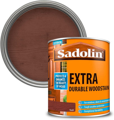 Sadolin Extra Durable Woodstain Advanced UV Protection Teak 750ml