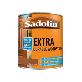 Sadolin Extra Durable Woodstain Burma Teak 1L