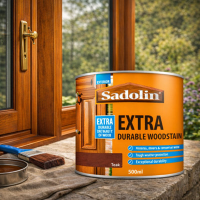 Sadolin Extra Durable Woodstain Teak 500ml