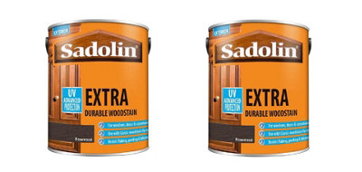 Sadolin Extra Woodstain Rosewood 2.5L Pack of 2