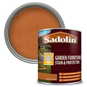 Sadolin Garden Furniture Stain & Protector Natural Cedar 1L