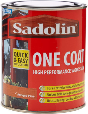 Sadolin One Coat High Performance Woodstain Antique Pine 750ml