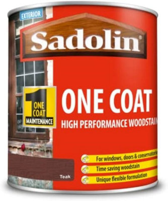 Sadolin One Coat High Performance Woodstain Teak 750ml