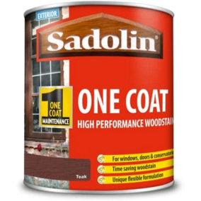 Sadolin One Coat High Performance Woodstain Teak 750ml