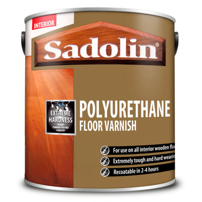 Sadolin Polyurethane Floor Varnish Gloss 2.5L