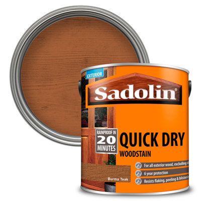 Sadolin Quick Dry Woodstain Burma Teak - Main Image