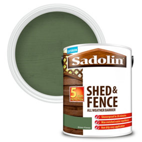 Sadolin Shed and Fence Protector All Weather Barrier - Green Forest - 5L