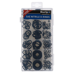 SAE Imperial Assorted Nitrile Rubber O-Rings Seals Plumbing Tap Washers 225pc