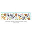 Safari Wall Sticker Pack Children's Bedroom Nursery Playroom Décor Self-Adhesive Removable