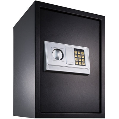 Safe, electronic + key model 4 large - black