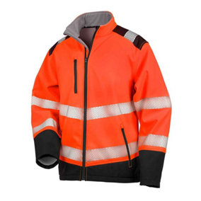 SAFE-GUARD by Result Mens Ripstop Safety Soft Shell Jacket