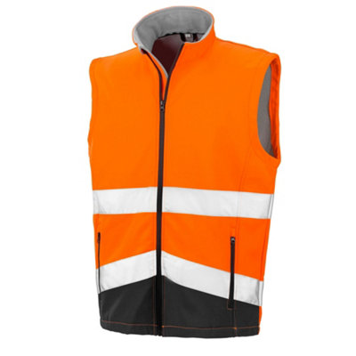 Result R155a Gilet Unisex Impermeabile E Antivento - Adulto - Taglia Piccola, Colore Nero - Con Cappuccio Pieghevole E Tasche Con Cerniera - Ideale Per Allenamenti E Outdoor - 3