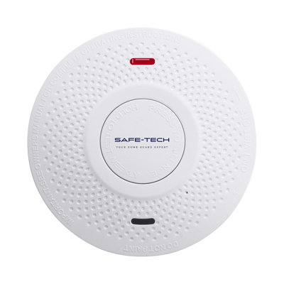 SAFE TECH 2 in 1 Smoke & Carbon Monoxide Alarm, Combination Smoke